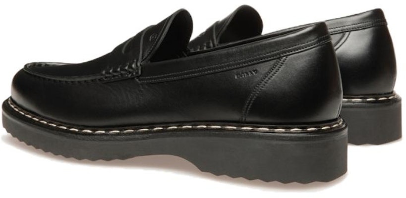 BALLY巴利 頭層牛皮 圓頭套穿舒適氣質百搭 樂福鞋 男款 黑色 Lookbook BALLY巴利 頭層牛皮 圓頭套穿舒適氣質百搭 樂福鞋 男款 黑色