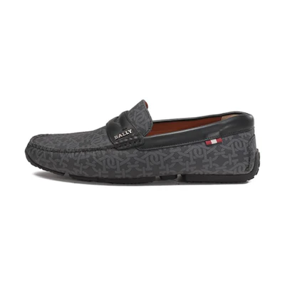 BALLY Loafer 'Grey Monogram'