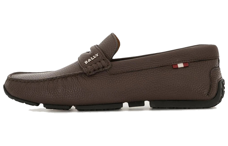 BALLY Logo-Embellished Loafers 'Brown' 6234455