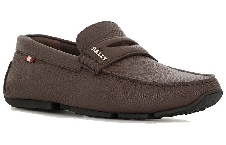 Order BALLY Sepatu Loafers Berlogo 'Coklat' 6234455