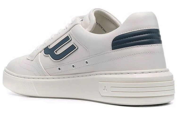 Shop BALLY Sepatu Kets Tali Logo 'Putih Biru' 6300103