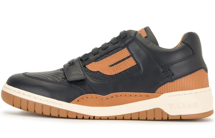 BALLY Logo Magic Tape 'Black Grey'