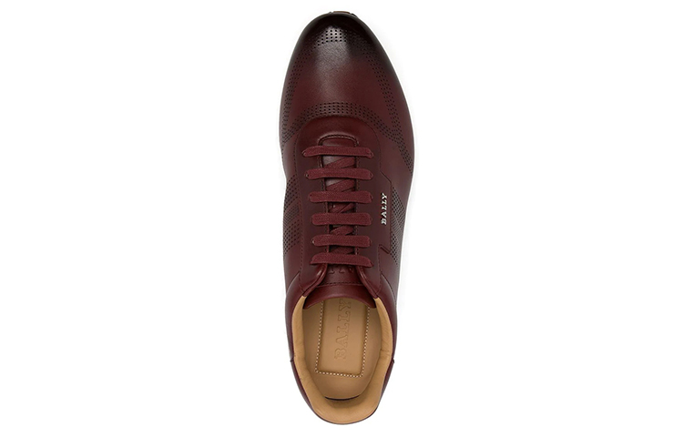 BALLY Logo Plaque Sneaker 'Red' 圖 4