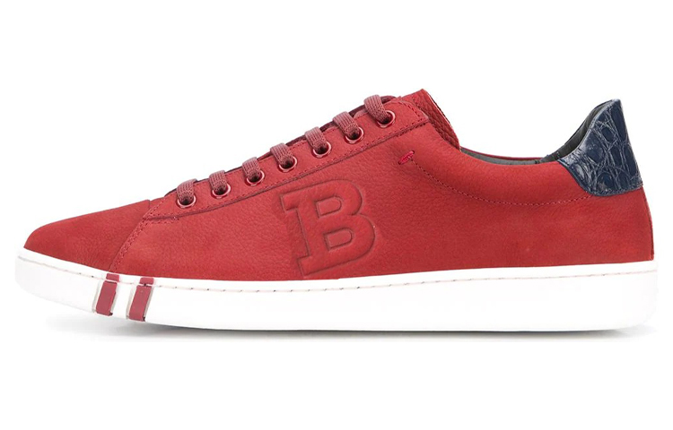 Buy BALLY Logo Stripe 'Red Fashion Sneaker' 6231615