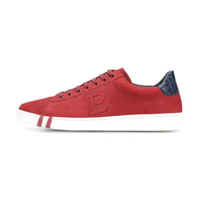 BALLY Logo Stripe 'Red Fashion Sneaker'