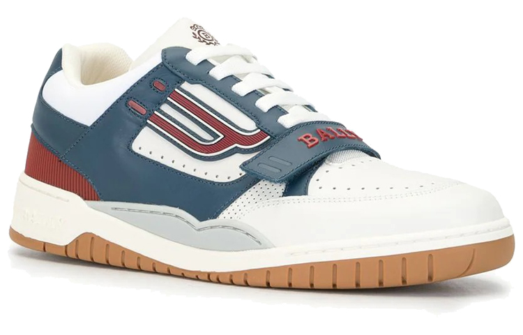 BALLY Low-Top Fashion Sneaker 'Blue Colorblock' 圖 2