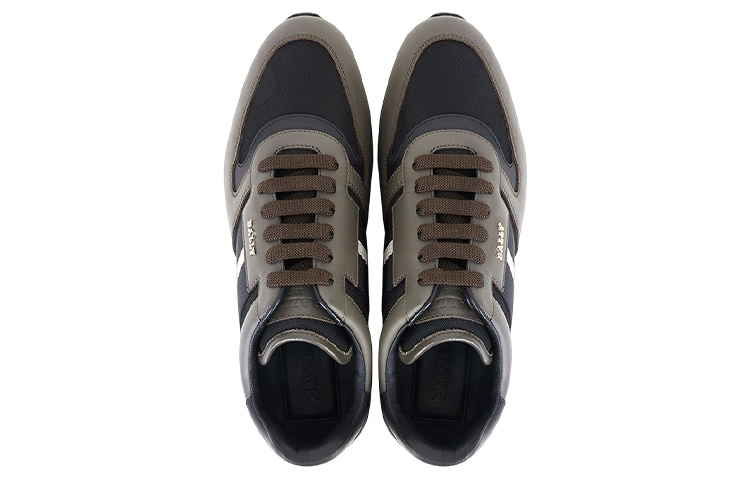 BALLY Low-Top Fashion Sneakers 'Black Brown Mesh' 圖 3