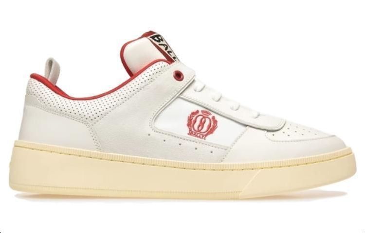 BALLY Low-Top Lace-Up 'Red White' 圖 2
