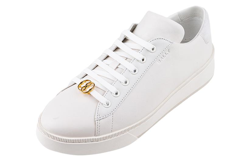 Lookbook BALLY 低帮系带休闲鞋 '白色' 6304573