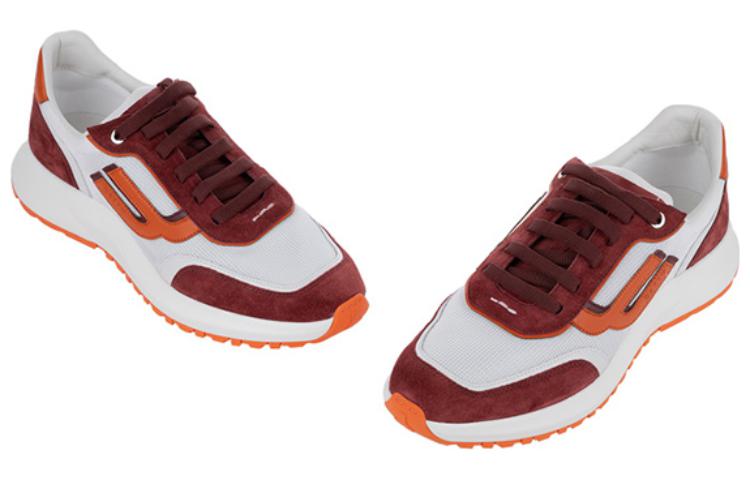 BALLY Low-Top Lace-Up 'White Red' 圖 3