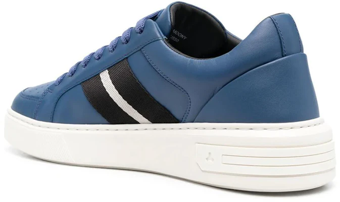 BALLY巴利 牛皮 低幫系帶 時尚板鞋 男款 藍色 Lookbook BALLY巴利 牛皮 低幫系帶 時尚板鞋 男款 藍色