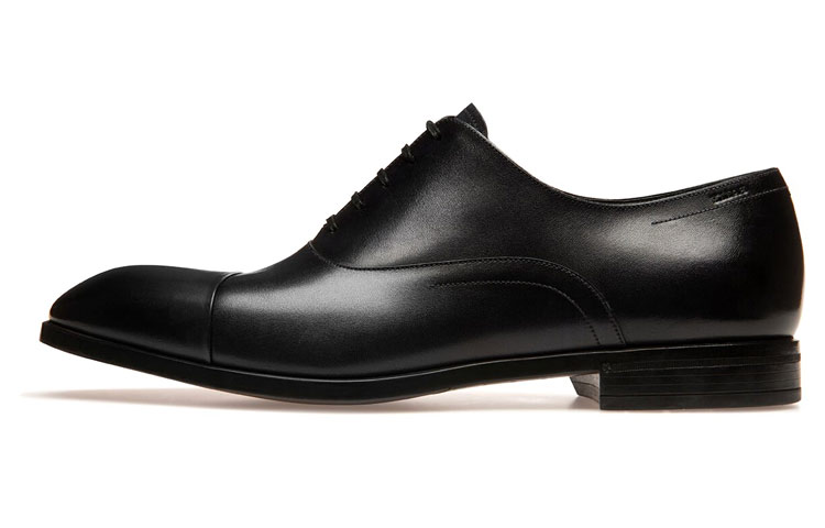 Buy BALLY巴利 圓頭繫帶低筒 平底鞋 男款 黑色