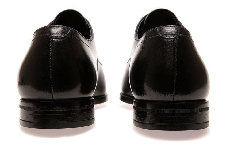 Purchase BALLY巴利 圓頭繫帶低筒 平底鞋 男款 黑色