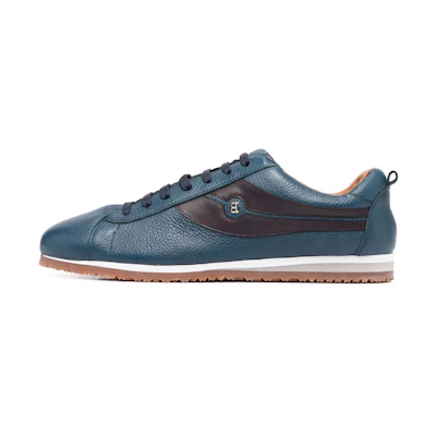 BALLY Low-Top Lace-Up Sneakers 'Blue'