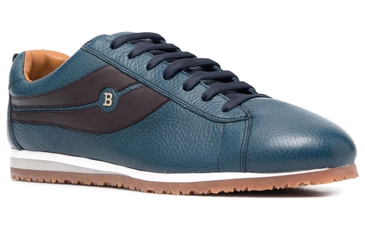 BALLY Low-Top Lace-Up Sneakers 'Blue' 圖 2