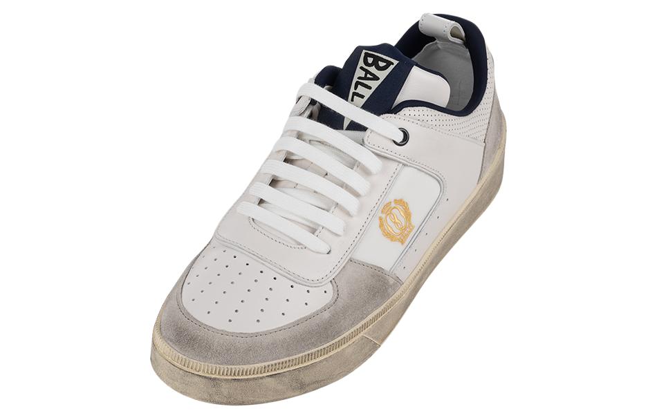 BALLY Low-Top Lace-Up Sneakers 'White' 圖 2