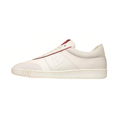 BALLY Low-Top Leather Sneaker 'White'