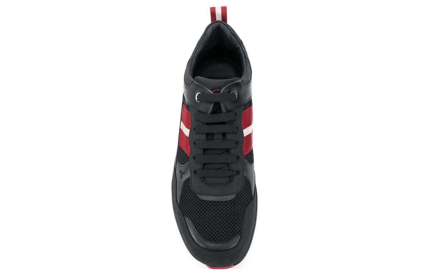 BALLY Low-Top Sneaker 'Black Red' 圖 3