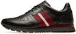 Sneaker Kulit Bertapak Rendah BALLY 'Hitam Merah' 6231537