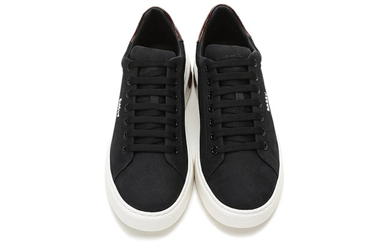 BALLY Low-Top Leather Sneakers 'Breathable Black' 圖 4