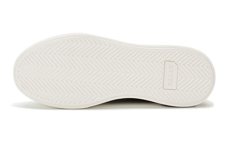 BALLY Low-Top Leather Sneakers 'Breathable Black' 圖 6