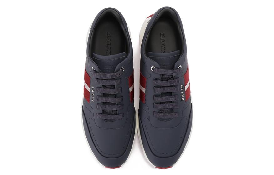 Shop BALLY 低帮运动鞋 '午夜蓝舒适版' 6300838