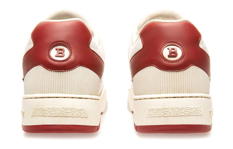 BALLY Low-Top Sneaker 'White Red' 圖 5