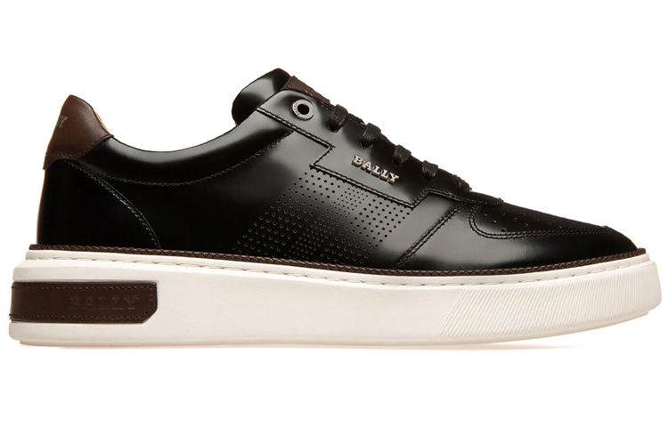 BALLY Matteus 'Black Leather Low-Top' 圖 2