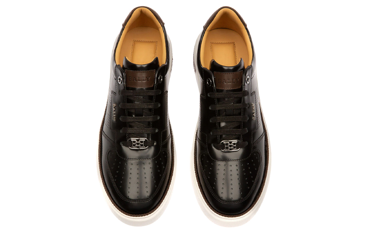 BALLY Matteus 'Black Leather Low-Top' 圖 4