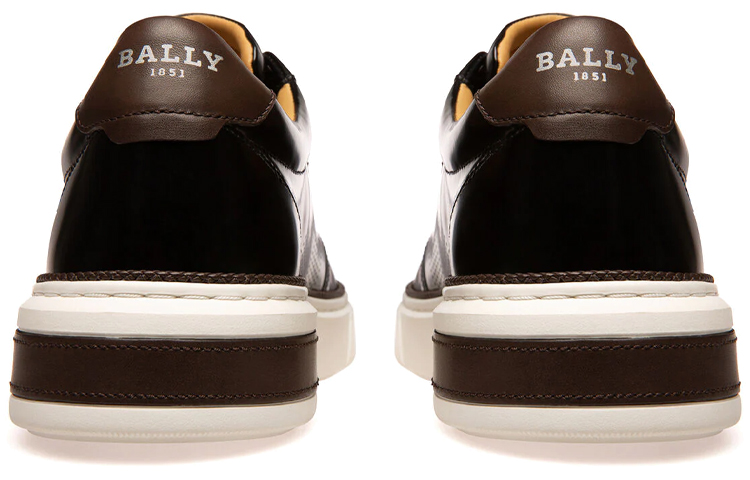 BALLY Matteus 'Black Leather Low-Top' 圖 5