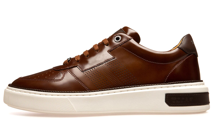 BALLY Matteus 'Brown Waterproof Warm Leather Low-Top' 6239609
