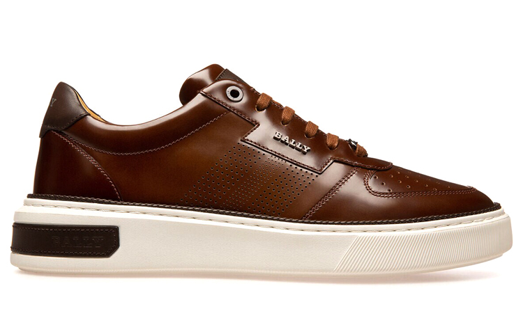Order BALLY Matteus 'Brown Waterproof Warm Leather Low-Top' 6239609