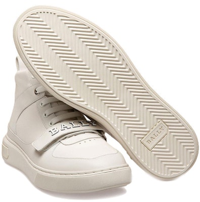 BALLY Merryk 'Tali Logo Putih Kulit' 6301535 Shop BALLY Merryk 'Tali Logo Putih Kulit' 6301535