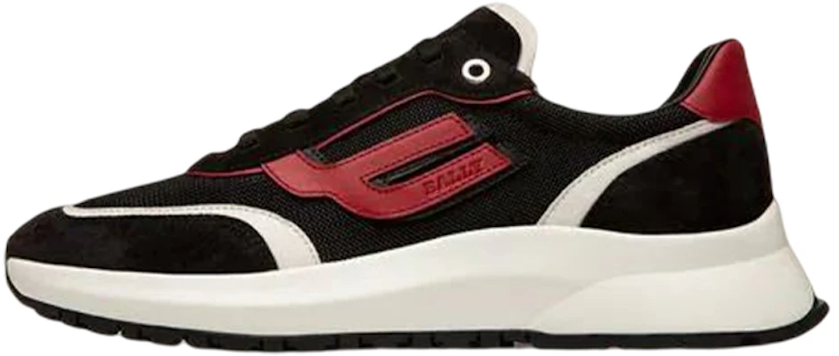 BALLY 网布和皮革运动鞋 '黑红' 6301546 Buy BALLY 网布和皮革运动鞋 '黑红' 6301546