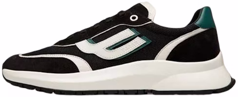 BALLY Mesh and Leather Sneakers 'Black White' 6302123 BALLY Mesh and Leather Sneakers 'Black White' 6302123