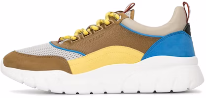 BALLY Mesh Breathable Lace-Up Running Sneakers 'Khaki' 6231417 BALLY Mesh Breathable Lace-Up Running Sneakers 'Khaki' 6231417