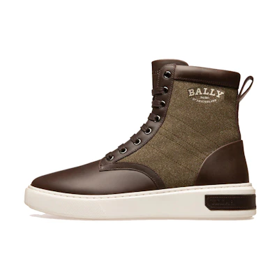 BALLY Mevys Leather Sneaker 'Ebony Brown'