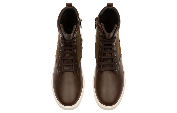 BALLY Mevys Leather Sneaker 'Ebony Brown' 圖 3