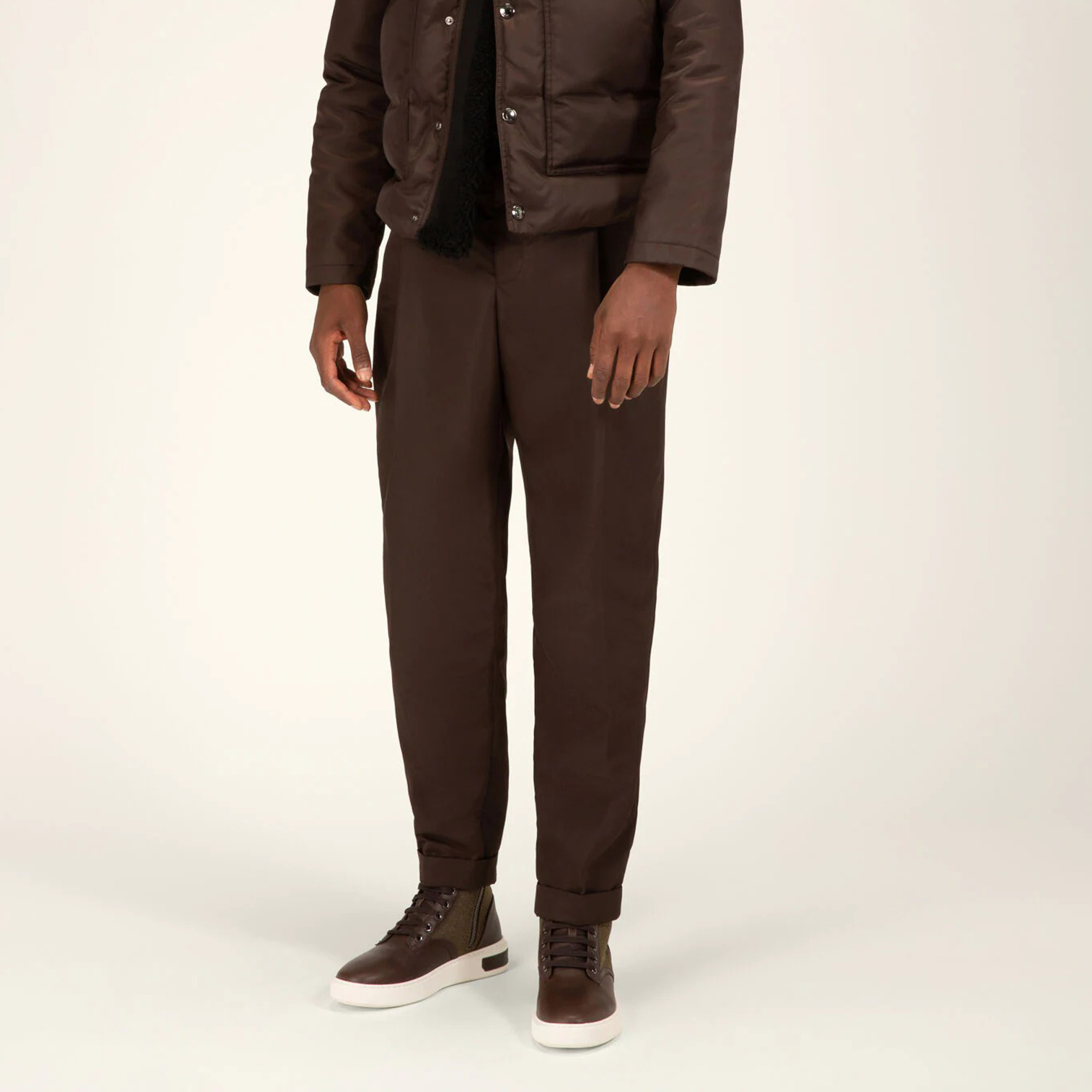 BALLY Mevys Leather Sneaker 'Ebony Brown' 圖 5