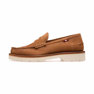 BALLY Noah Loafers 'Brown Suede'
