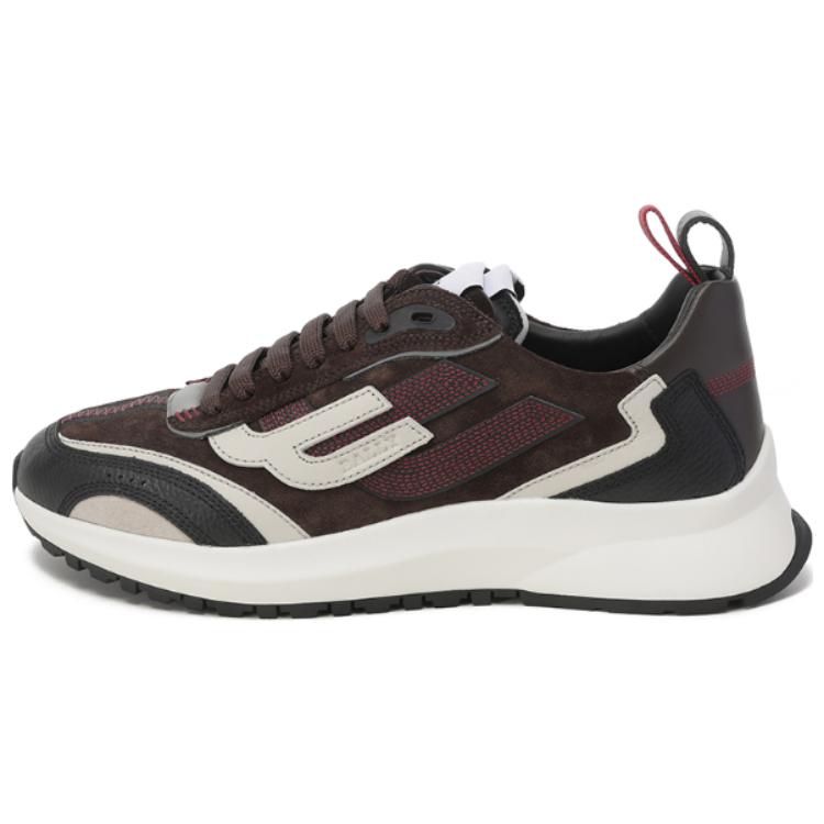 BALLY Outline 'Black Grey Brown Colorblock' 6303659