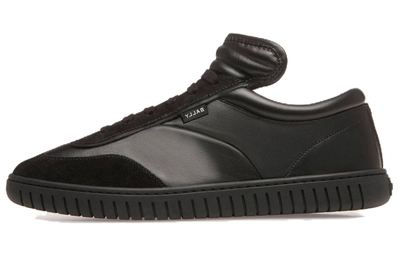 BALLY Parrel 'Black Leather Low-Top' 6304570