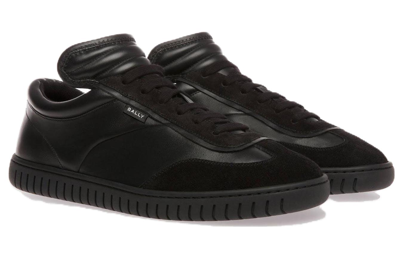 Order BALLY巴利 Parrel 皮革 圓頭舒適 低幫 生活休閒鞋 男款 黑色