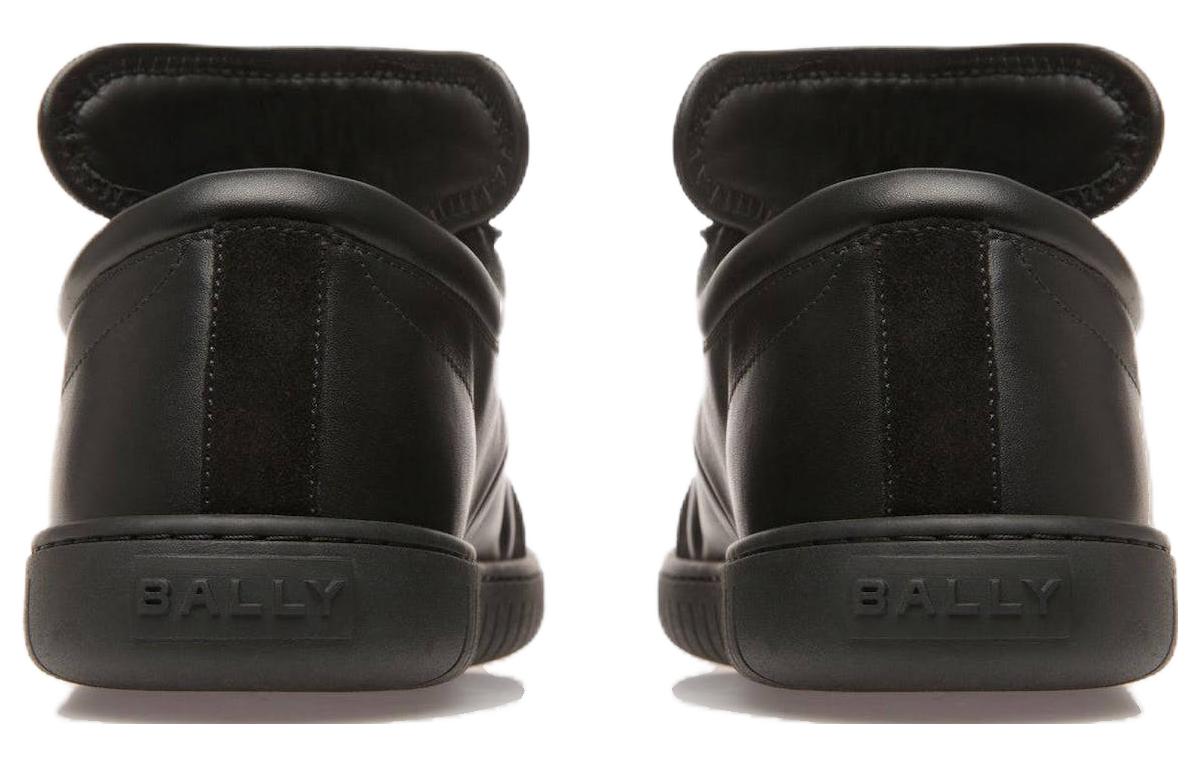 Lookbook BALLY巴利 Parrel 皮革 圓頭舒適 低幫 生活休閒鞋 男款 黑色