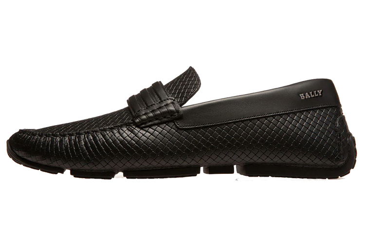BALLY Pilgrim 'Black Leather Loafer'
