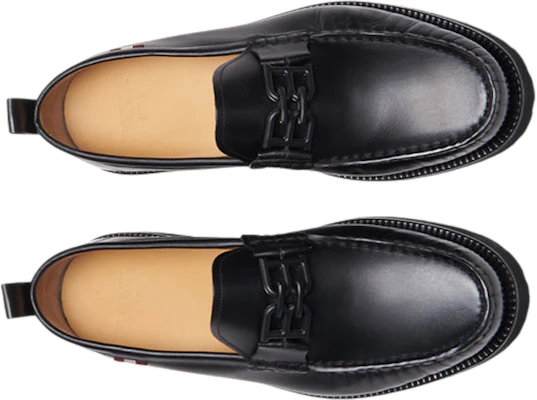 BALLY Platform Loafer 'Black Leather' 6239808 Order BALLY Platform Loafer 'Black Leather' 6239808