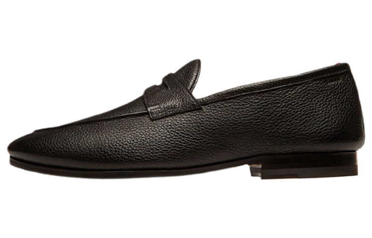 BALLY Plumy 'Black Leather Casual'