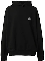 BALLY Printed Logo Hoodie Unisex Black Long Sleeve Pullover M5BA925F BALLY Printed Logo Hoodie Unisex Black Long Sleeve Pullover M5BA925F
