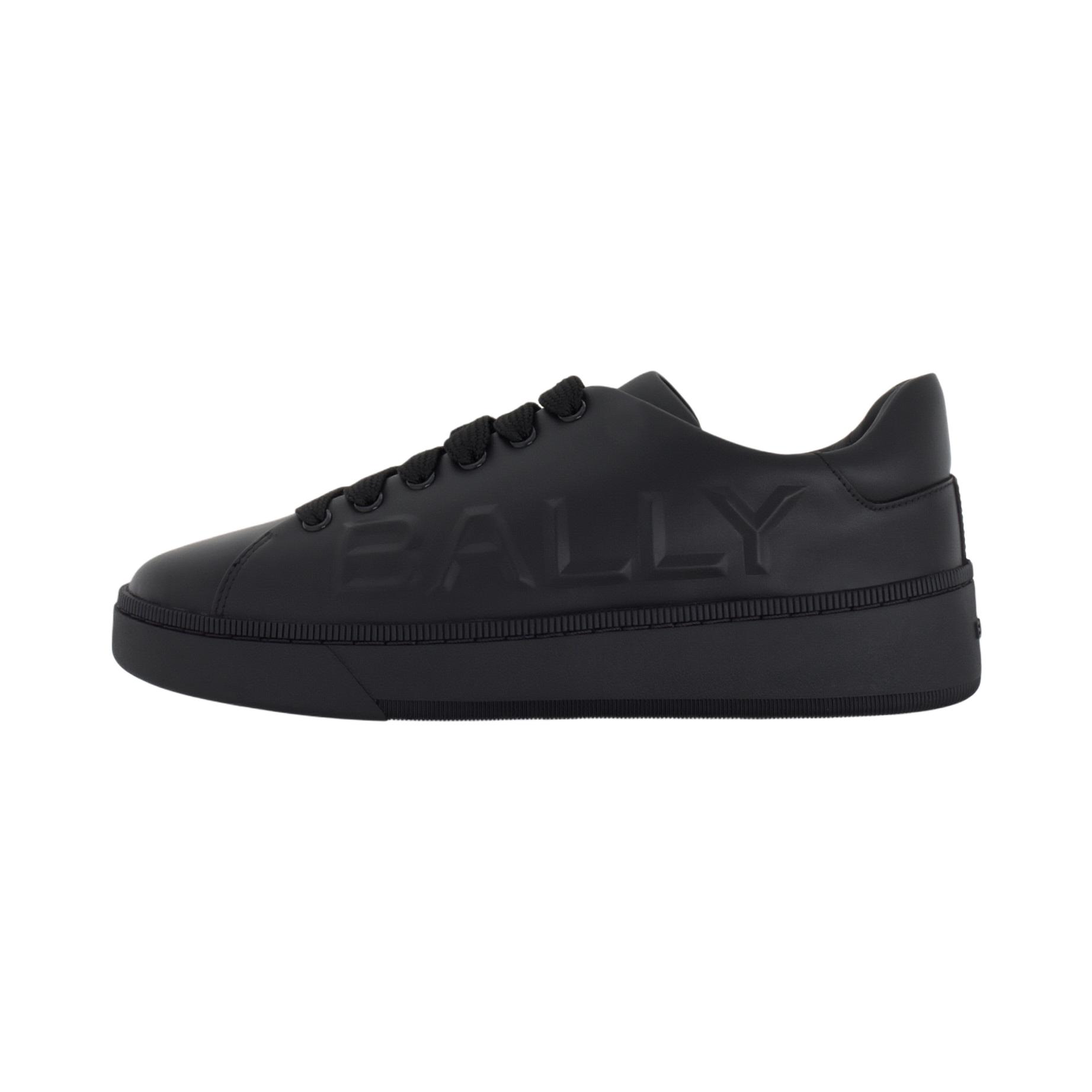 BALLY Raise Series Low-Top Sneakers Black Casual and Comfortable. 6306571