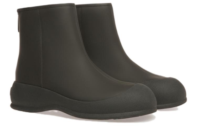 BALLY Round Toe Zip CMFT Versatile Short Snow Boots 'Black' 圖 2